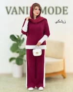 ست بلوز شلوار آستین کشبافت کد h529 (3)