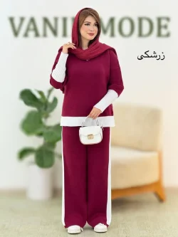 ست بلوز شلوار آستین کشبافت کد h529