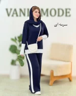 ست بلوز شلوار آستین کشبافت کد h529 (8)