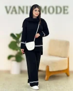 ست بلوز شلوار بافت دو خط کد h462−10