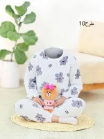 ست بلوز شلوار تدی خرسی کد h477 (6)