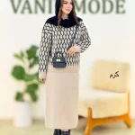 ست بلوز دامن لانه زنبوری کد h516