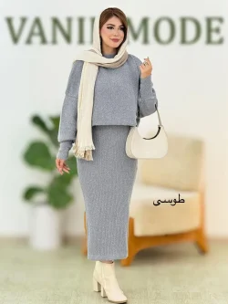 ست رویه سارافون بافت حلقه ای کد h524