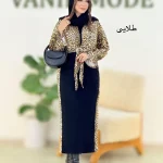 ست شومیز سارافون پلنگی کد h505