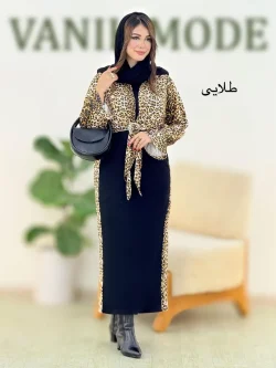 ست شومیز سارافون پلنگی کد h505