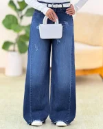 شلوار شافل زاپ دار کد H407 ۳