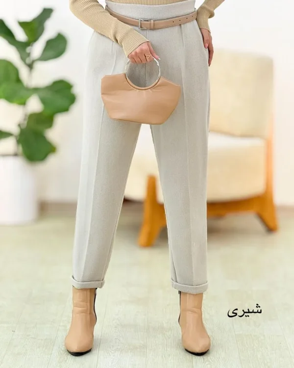 شلوار فوتر پیلی دار کد h498