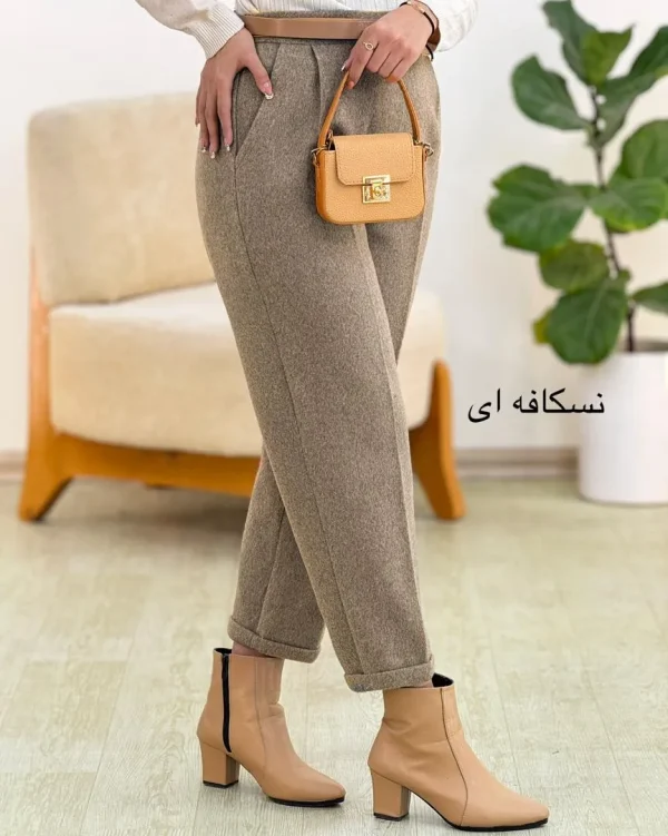 شلوار فوتر پیلی دار کد h498