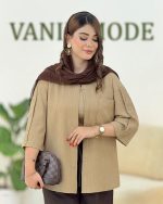 شومیز آستین پیل دار پری پفی کد h375 02
