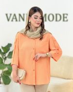 شومیز آستین پیل دار پری پفی کد h375 04