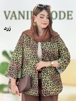 شومیز هلال دار کوکدوزی چاپی کدH376