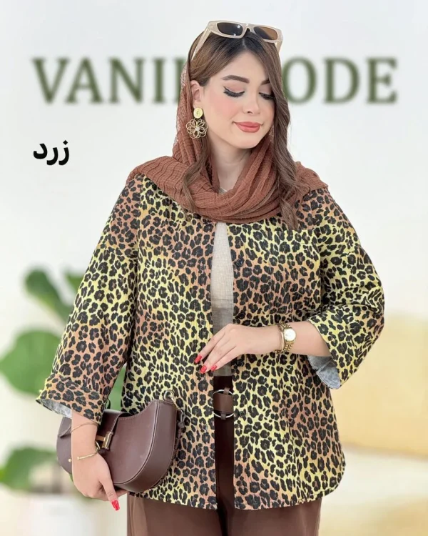 شومیز هلال دار کوکدوزی چاپی کدH376
