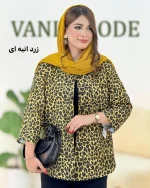 شومیز هلال دار کوکدوزی چاپی کدH376-2