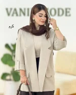 مانتو آستین سرخود شانتون صوفیا کد h372 (1)