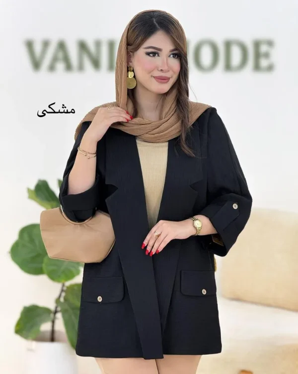 مانتو آستین سرخود شانتون صوفیا کد h372