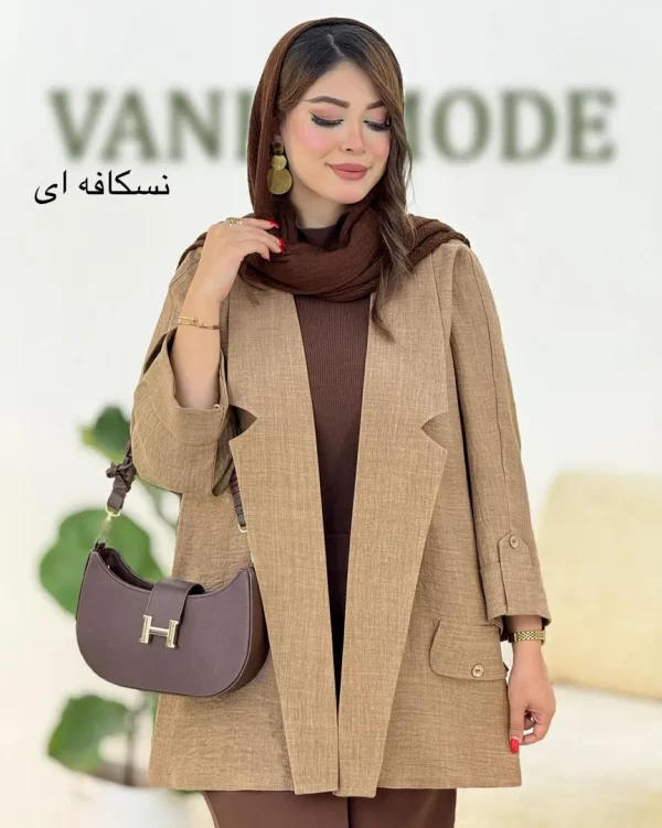 مانتو آستین سرخود شانتون صوفیا کد h372