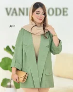 مانتو آستین سرخود شانتون صوفیا کد h372 (7)