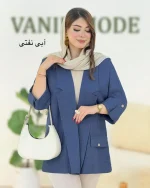 مانتو آستین سرخود شانتون صوفیا کد h372 (9)