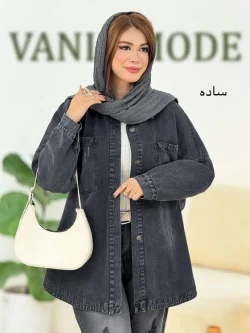مانتو جین پایین هلال دار کد h540