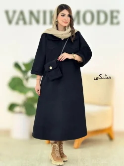 پالتو فوتر کجراه به همراه کیف کد H384