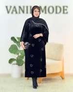 پیراهن آستن سه ربع مخمل کد h534 (4)