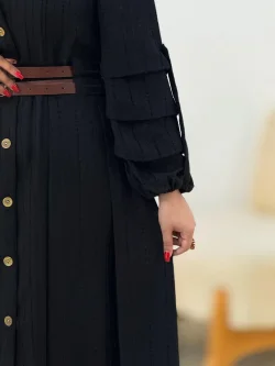 پیراهن شانتون ژاکارد پاگوندار کد h398