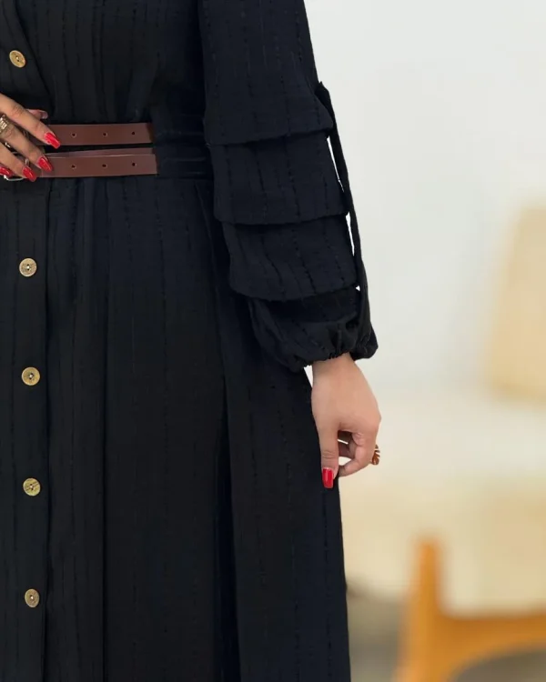 پیراهن شانتون ژاکارد پاگوندار کد h398