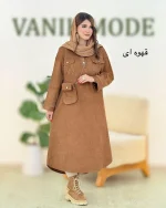 پیراهن ماکسی کیفدار جلو جیب کد h479 (4)