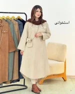پیراهن ماکسی کیفدار جلو جیب کد h479 (6)