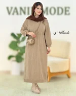 پیراهن نیم زیپ مراکشی پاییزه کد h447-1
