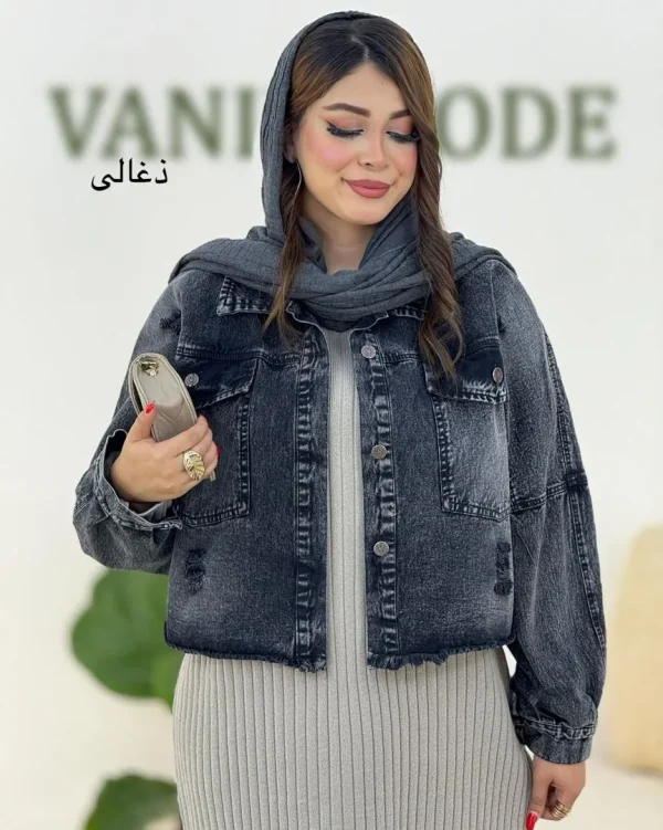 کت جین پایین ریش کد h508