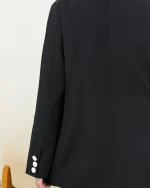 کت شلوار دکمه دار نوار سفید کد h520 (2)