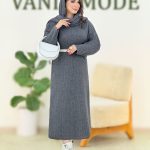 کفتان بافت یقه گرد کدh417