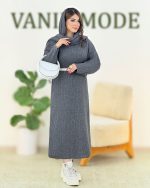 کفتان بافت یقه گرد کدh417 04