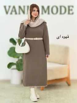 کفتان بلند نوار دوزی بافت کد h391