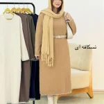 کفتان بلند نوار دوزی بافت کد h391