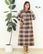 کفتان بلند چهار خونه پشمی کدh381 -10