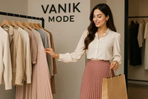 استایل با دامن پلیسه