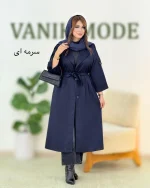 ترنچ کت جلو چین دار کد H619