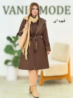 بارانی سانتانا کلاهدار کد H584