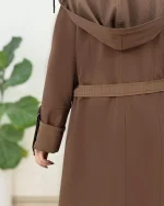 بارانی سانتانا کلاهدار کد H584 (5)