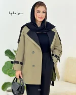 بارانی مموری آستردار بنددار کد h513 (6)