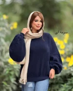 بافت قواره آزاد یقه گرد کد h525 (2)