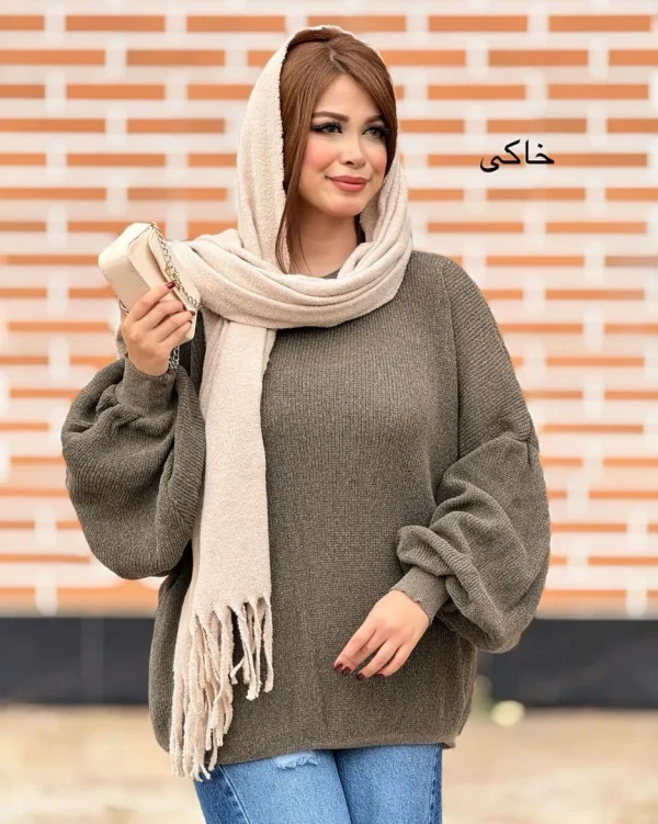 بافت قواره آزاد یقه گرد کد h525