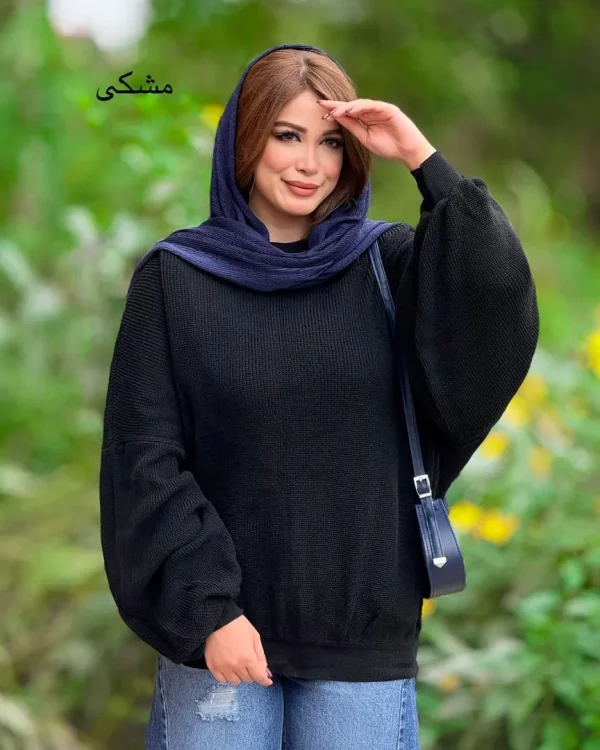 بافت قواره آزاد یقه گرد کد h525