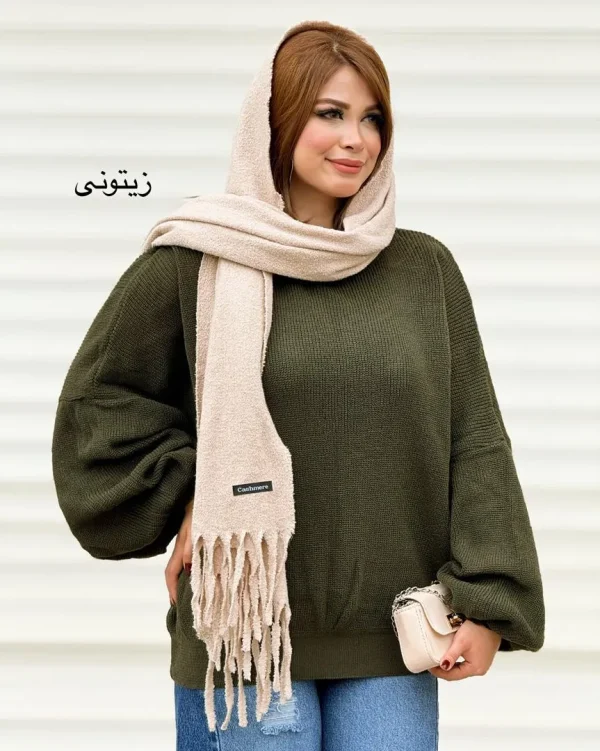 بافت قواره آزاد یقه گرد کد h525