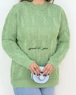 بافت یقه گرد سرشانه افتاده کد h522_1