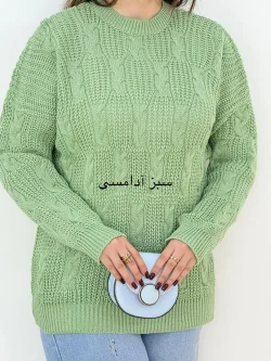 بافت یقه گرد سرشانه افتاده کد h522