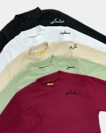 بلوز آستین بلند فانریپ یقه 3 سانت کد h404 (2)