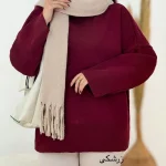 بلوز بافت یقه اسکی زنانه کد h674